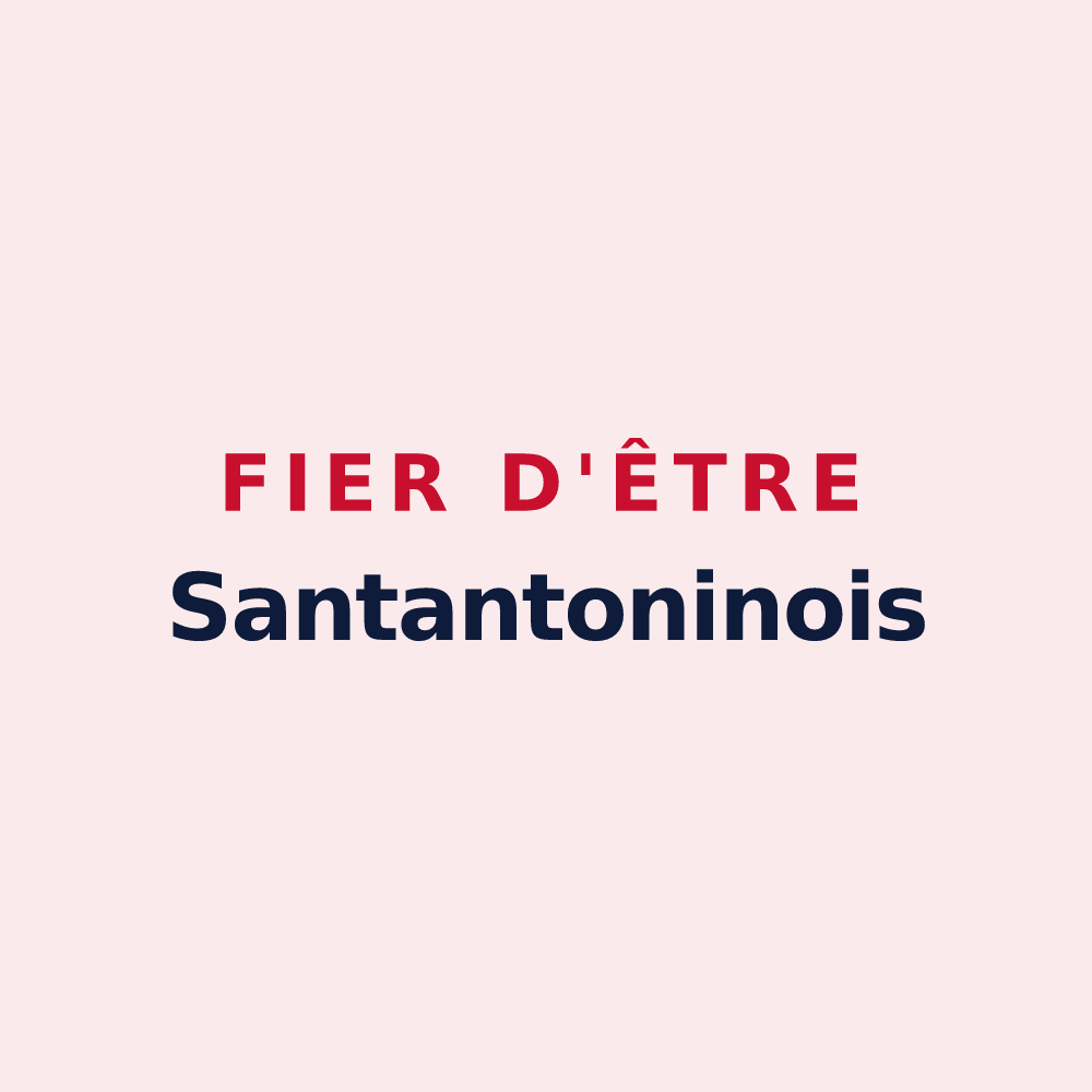 Magnet « Fier d'être Santantoninois » — design pour Saint-Antonin
