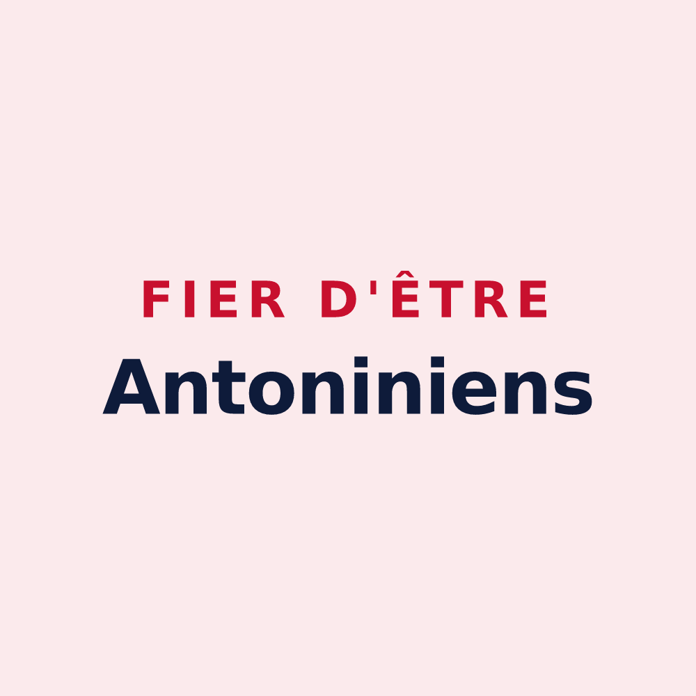 Magnet « Fier d'être Antoniniens » — design pour Saint-Antonin-de-Sommaire