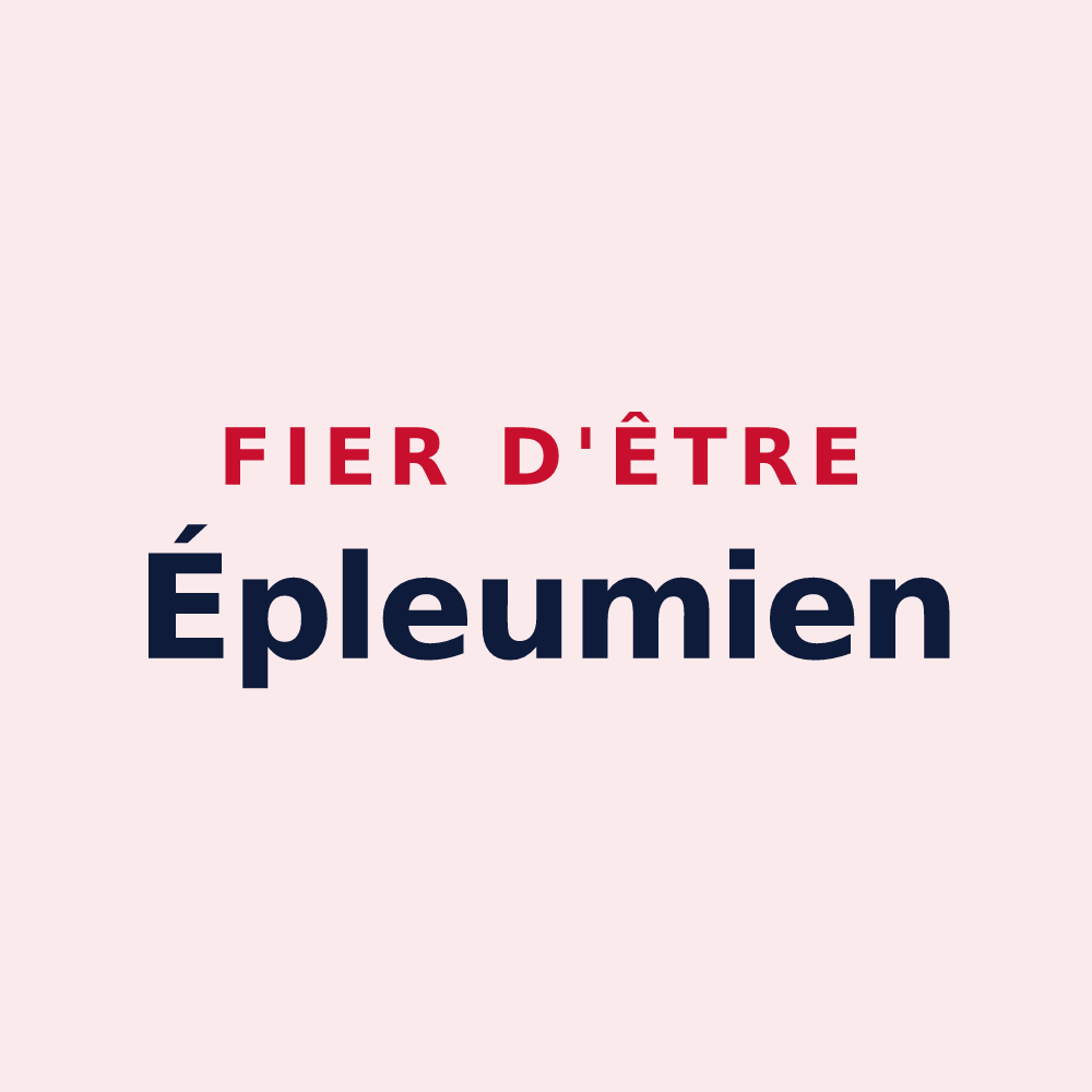 Magnet « Fier d'être Épleumien » — design pour Saint-Apollinaire