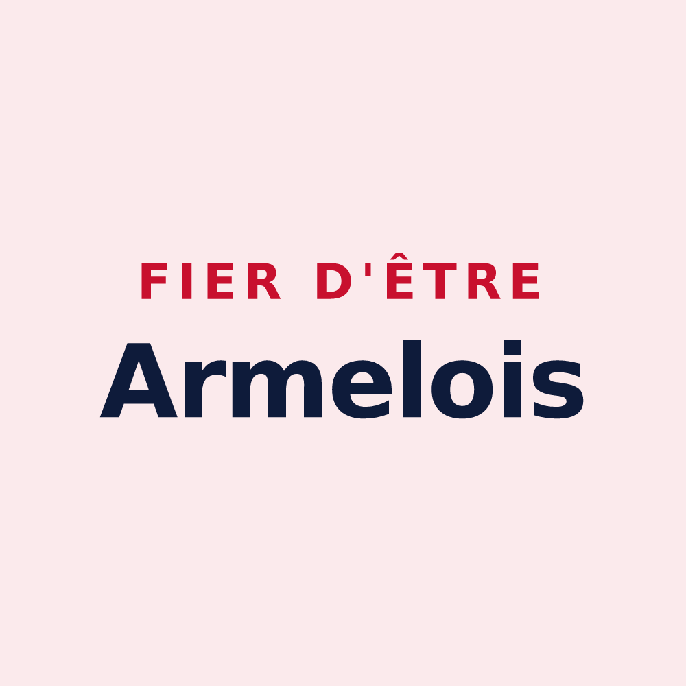 Magnet « Fier d'être Armelois » — design pour Saint-Armel