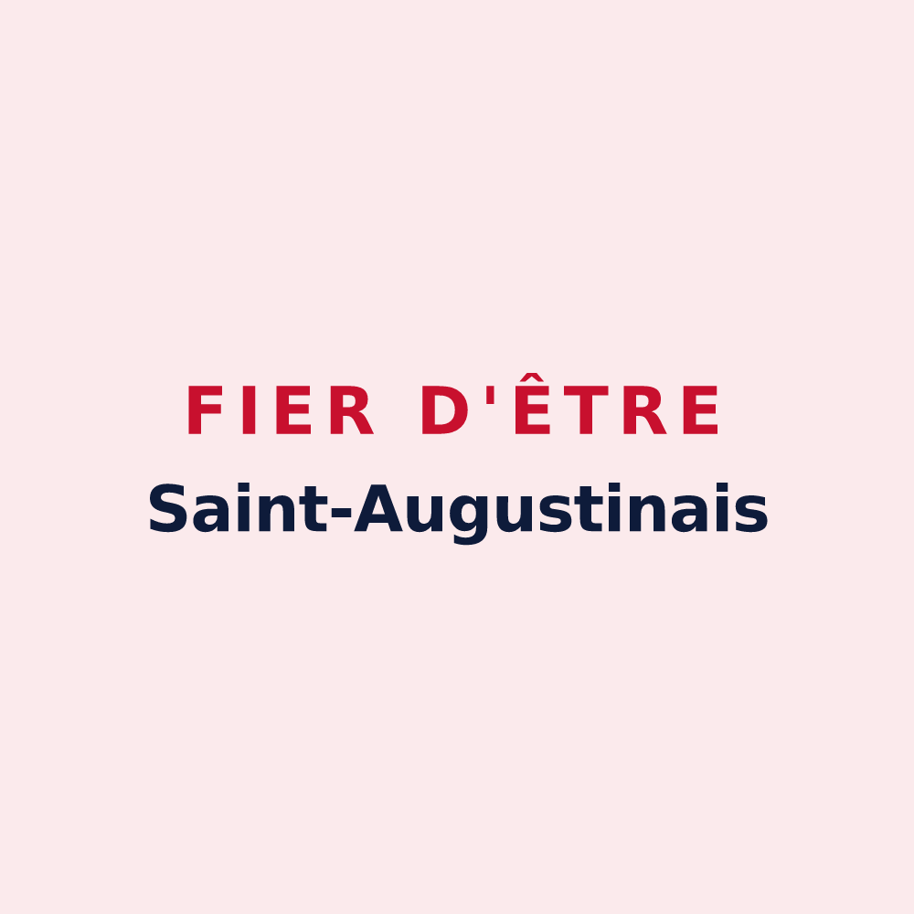 Magnet « Fier d'être Saint-Augustinais » — design pour Saint-Augustin