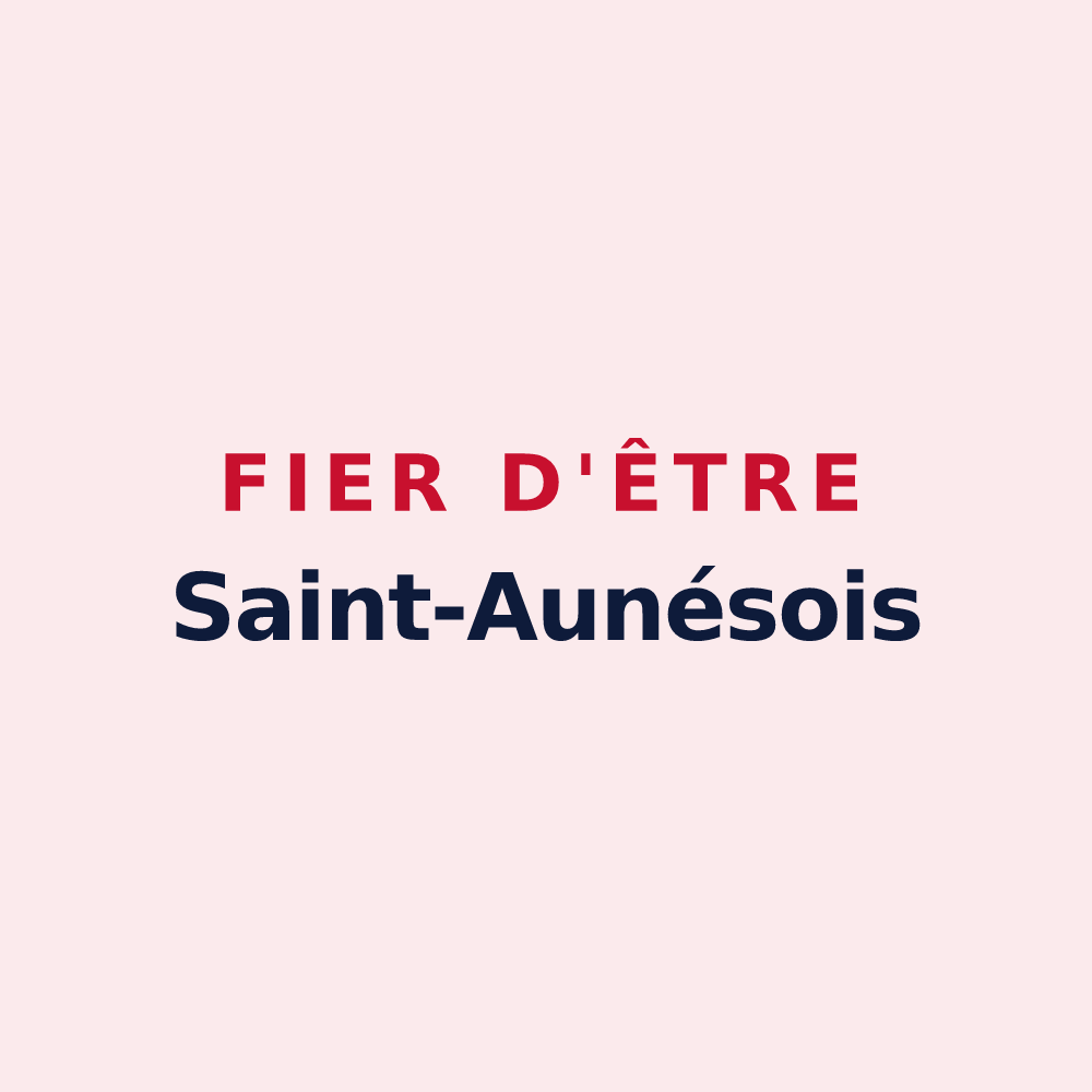 Magnet « Fier d'être Saint-Aunésois » — design pour Saint-Aunès