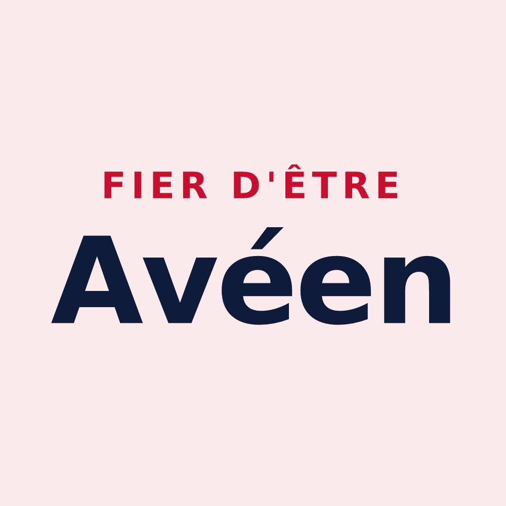 Magnet « Fier d'être Avéen » — design pour Saint-Avé