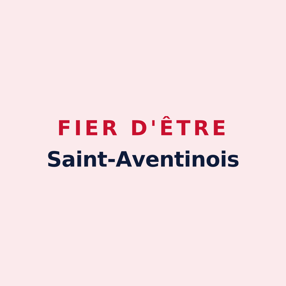 Magnet « Fier d'être Saint-Aventinois » — design pour Saint-Aventin