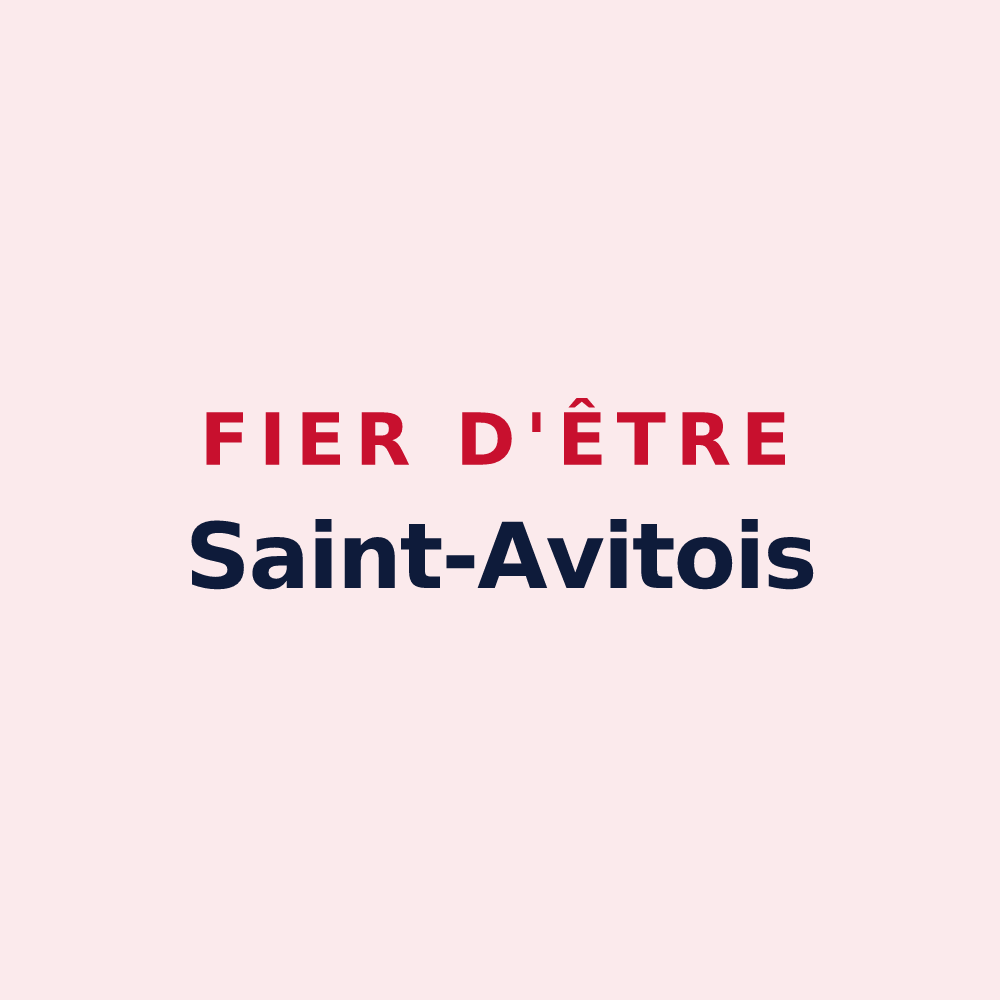 Magnet « Fier d'être Saint-Avitois » — design pour Saint-Avit