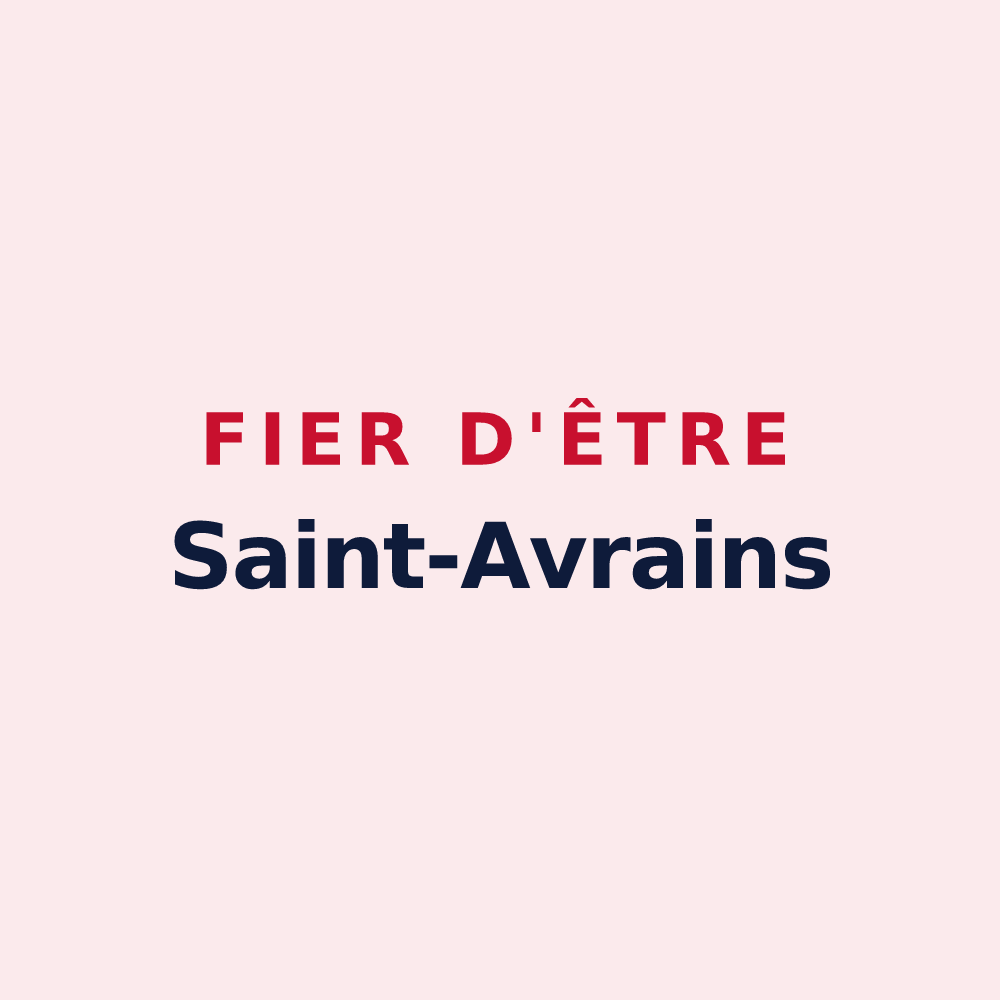 Magnet « Fier d'être Saint-Avrains » — design pour Saint-Avre