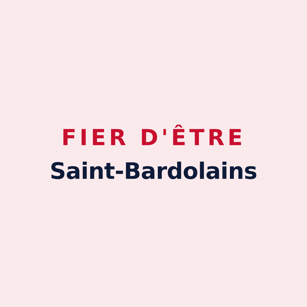 Magnet « Fier d'être Saint-Bardolains » — design pour Saint-Baldoph