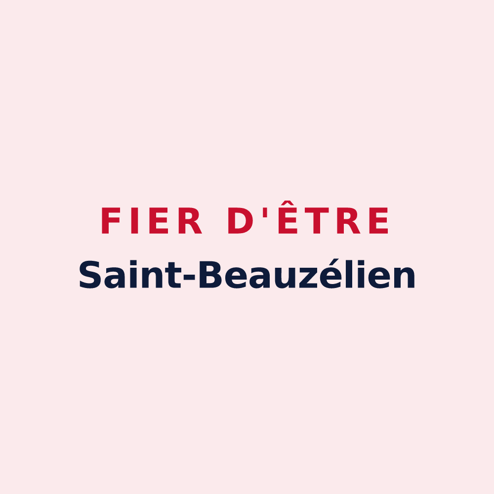 Magnet « Fier d'être Saint-Beauzélien » — design pour Saint-Beauzély