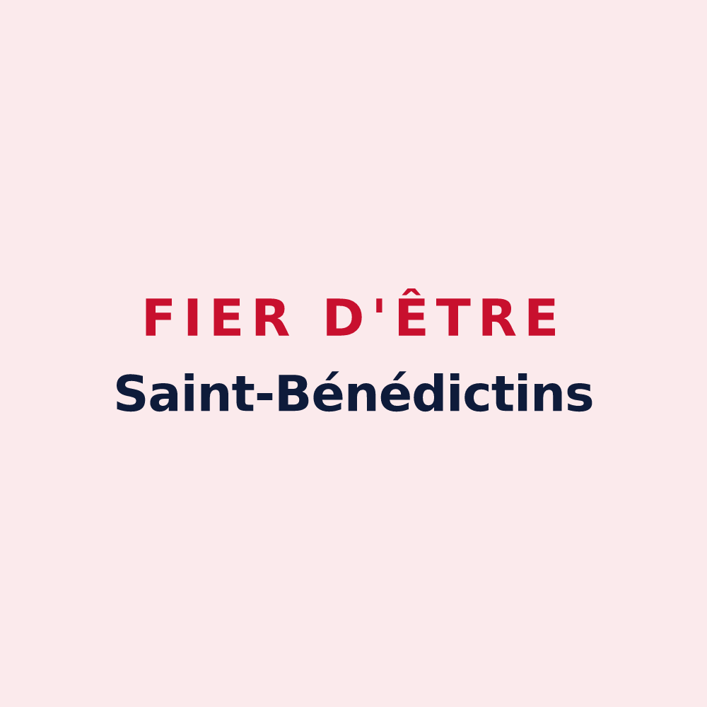 Magnet « Fier d'être Saint-Bénédictins » — design pour Saint-Benoit-en-Diois