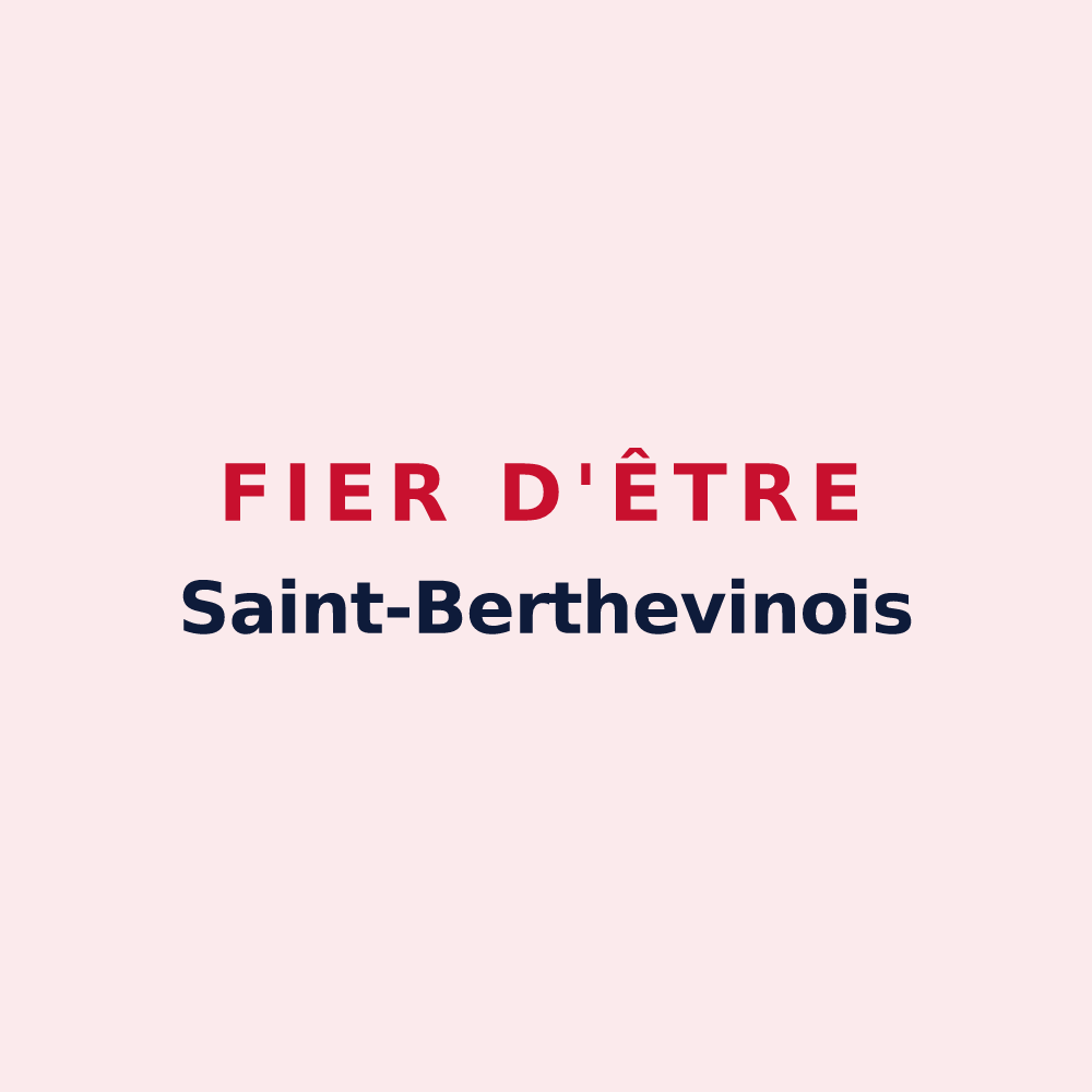 Magnet « Fier d'être Saint-Berthevinois » — design pour Saint-Berthevin-la-Tannière