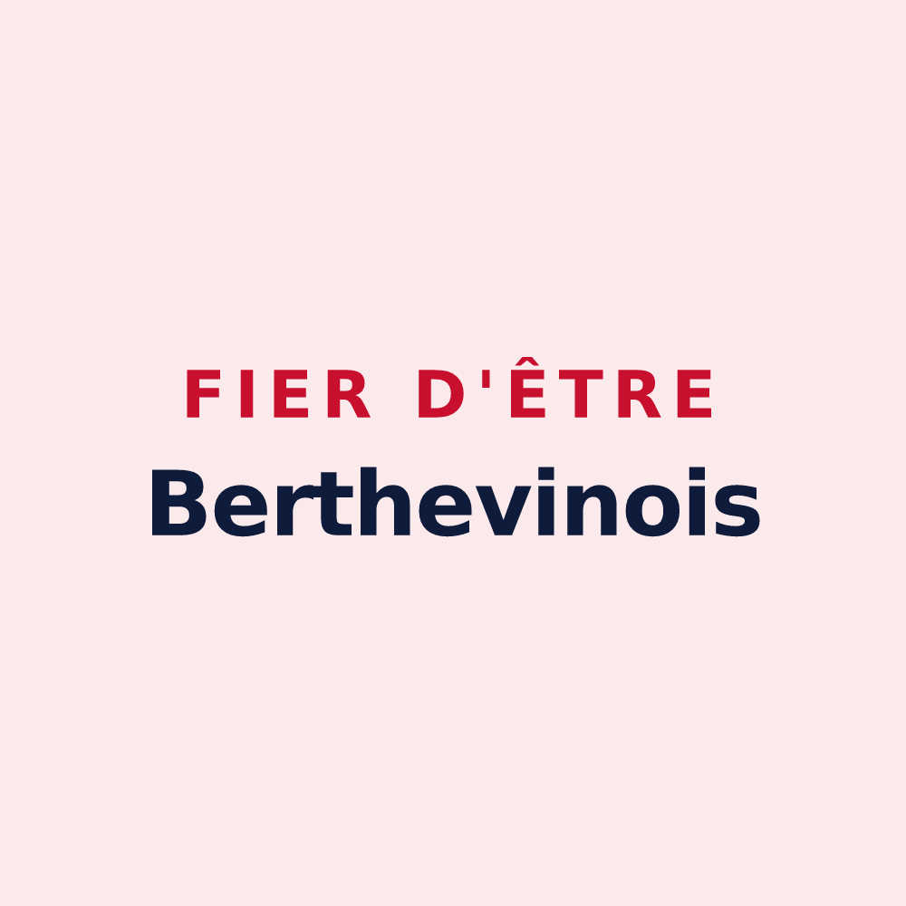 Magnet « Fier d'être Berthevinois » — design pour Saint-Berthevin