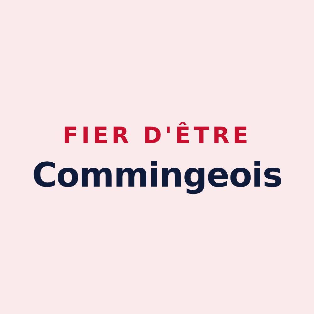 Magnet « Fier d'être Commingeois » — design pour Saint-Bertrand-de-Comminges