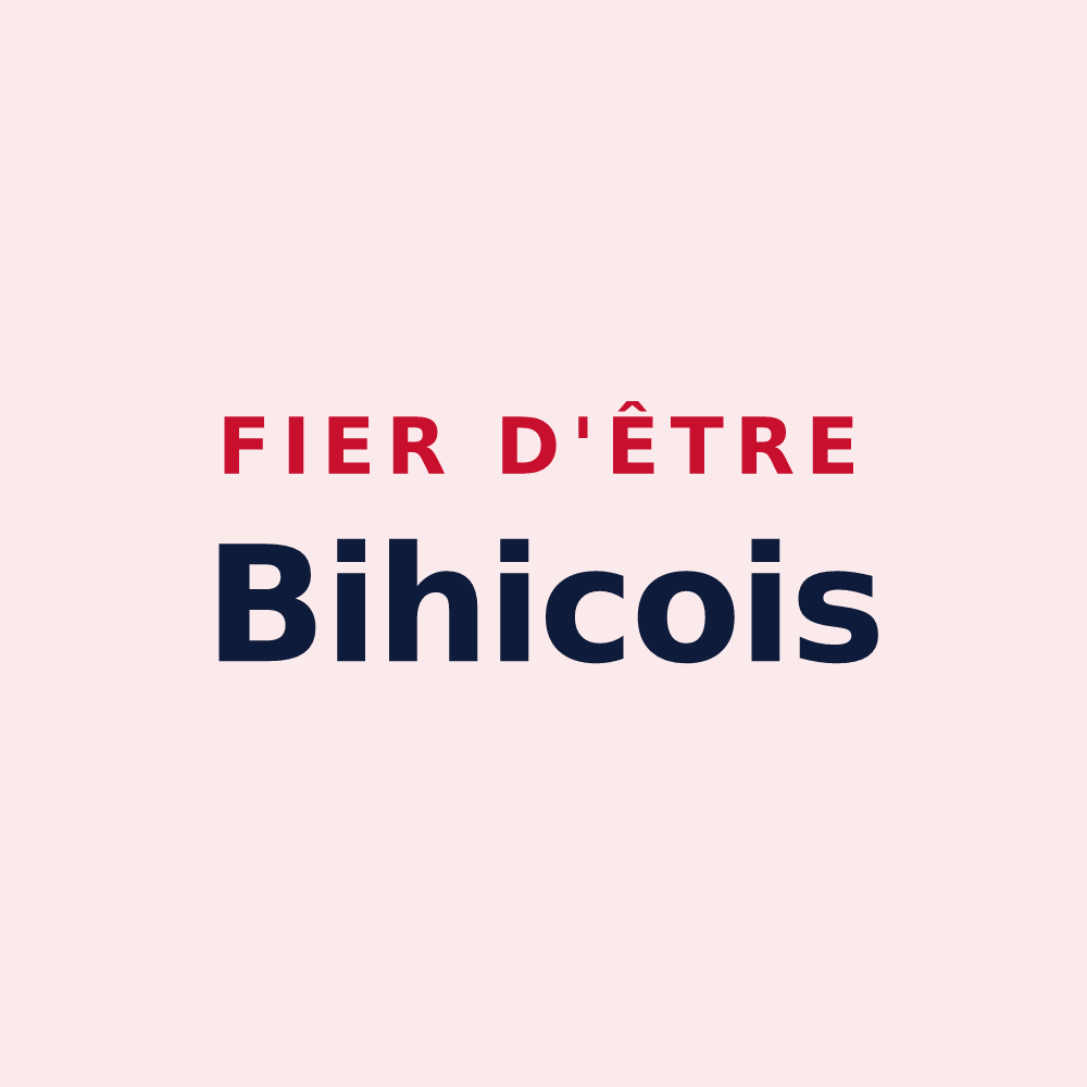Magnet « Fier d'être Bihicois » — design pour Saint-Bihy