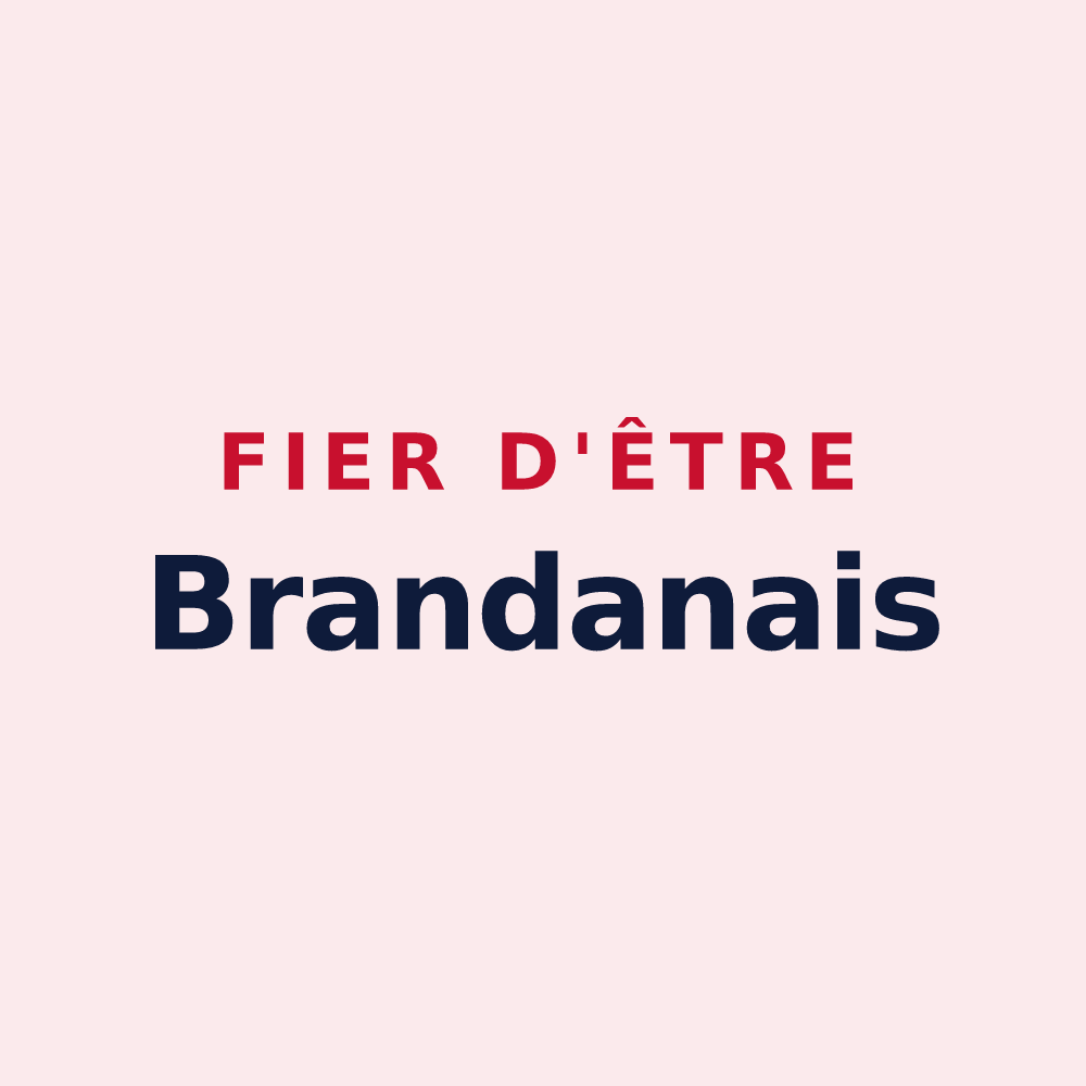 Magnet « Fier d'être Brandanais » — design pour Saint-Brandan