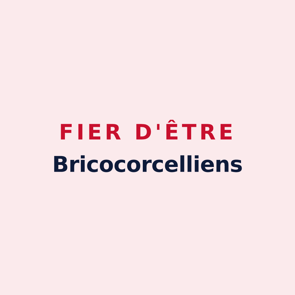Magnet « Fier d'être Bricocorcelliens » — design pour Saint-Brice-Courcelles