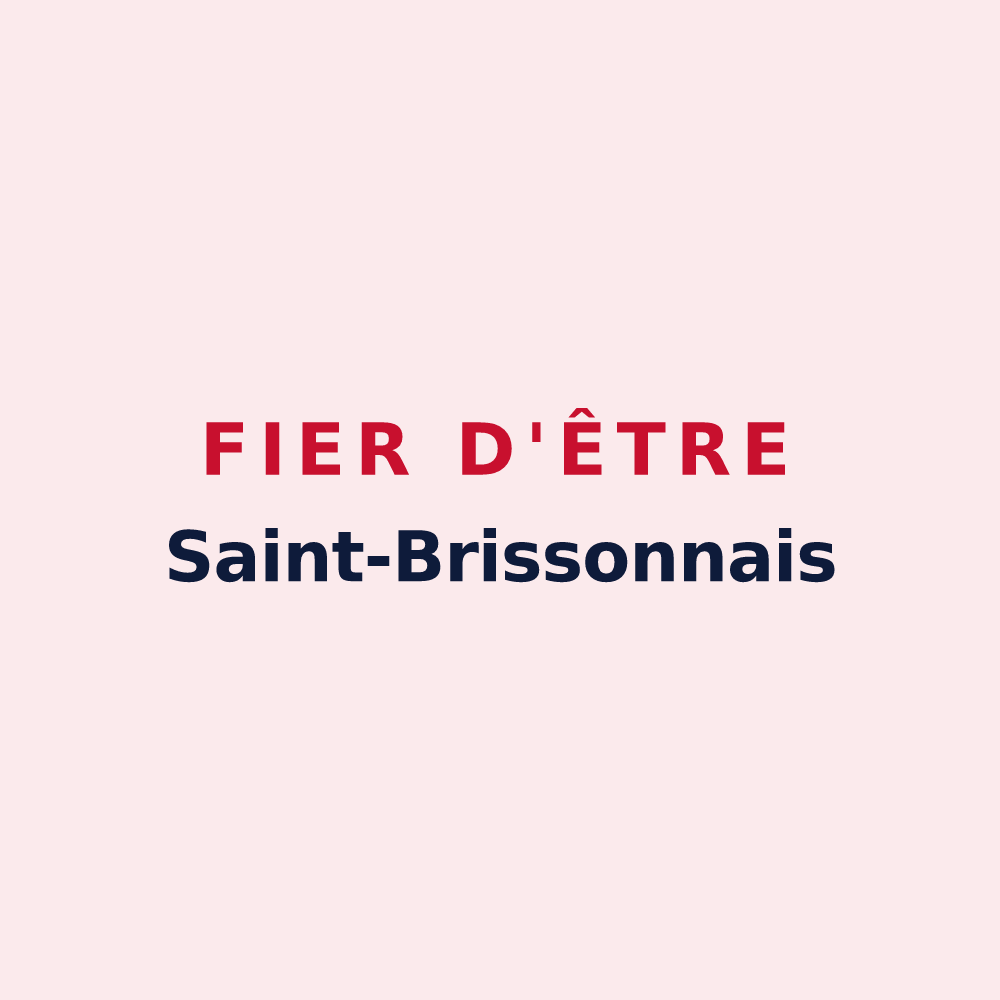 Magnet « Fier d'être Saint-Brissonnais » — design pour Saint-Brisson-sur-Loire