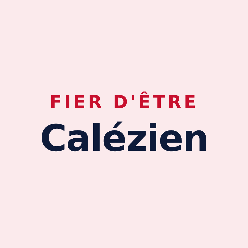Magnet « Fier d'être Calézien » — design pour Saint-Calez-en-Saosnois