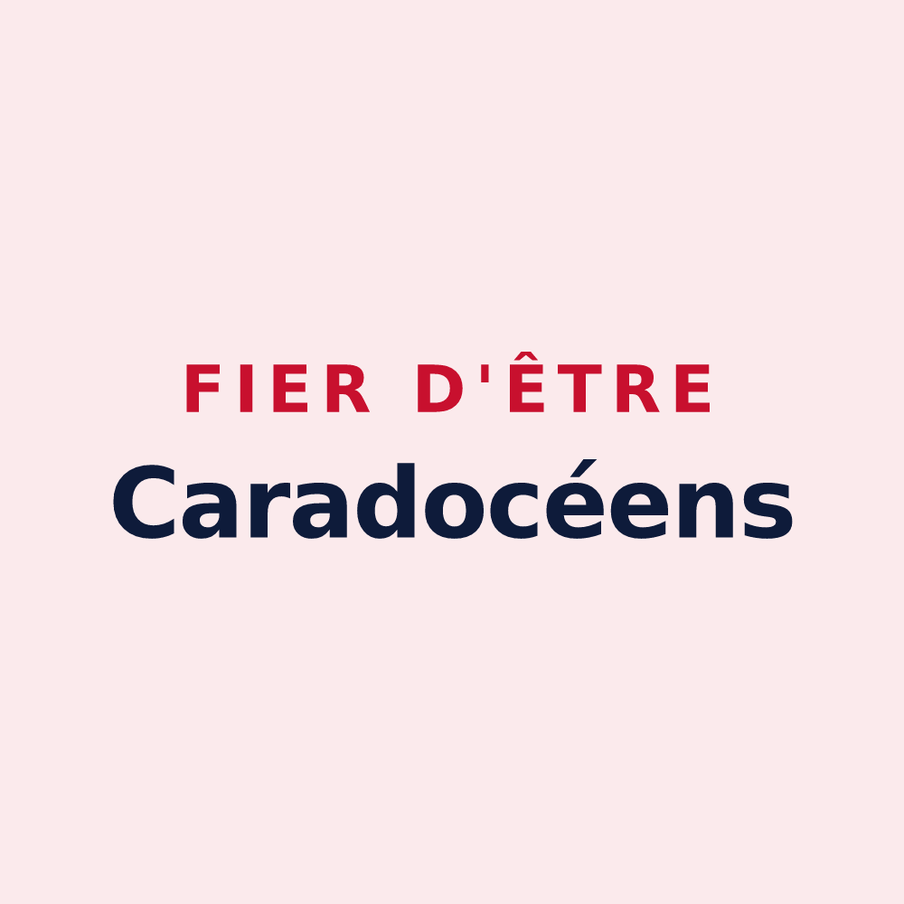 Magnet « Fier d'être Caradocéens » — design pour Saint-Caradec-Trégomel