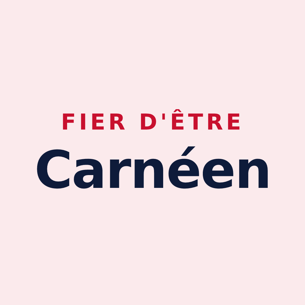 Magnet « Fier d'être Carnéen » — design pour Saint-Carné