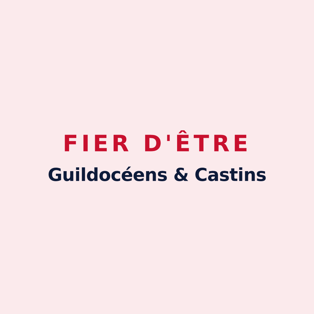 Magnet « Fier d'être Guildocéens & Castins » — design pour Saint-Cast-le-Guildo
