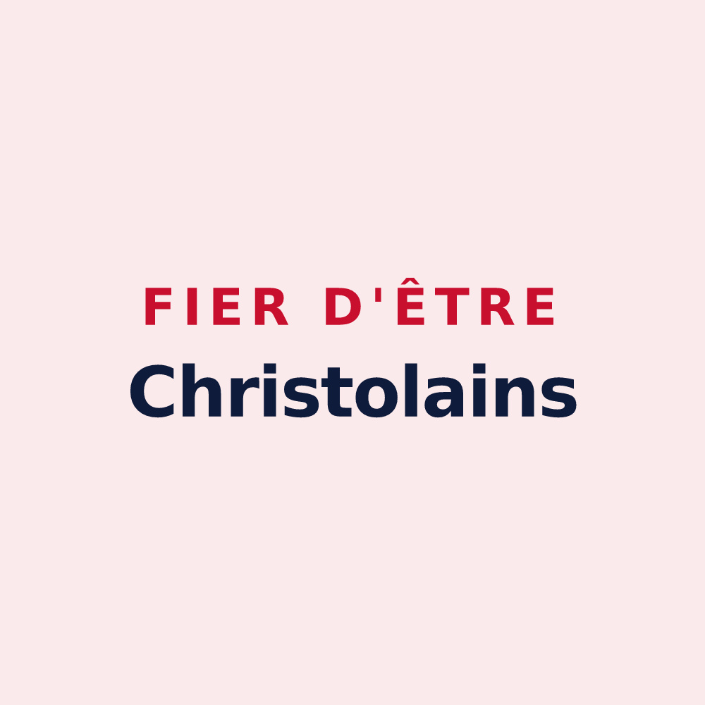 Magnet « Fier d'être Christolains » — design pour Saint-Christol