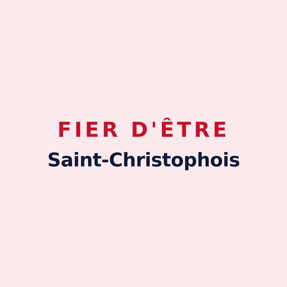 Magnet « Fier d'être Saint-Christophois » — design pour Saint-Christophe-en-Bourbonnais