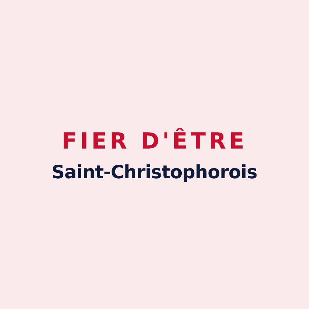 Magnet « Fier d'être Saint-Christophorois » — design pour Saint-Christophe-Vallon