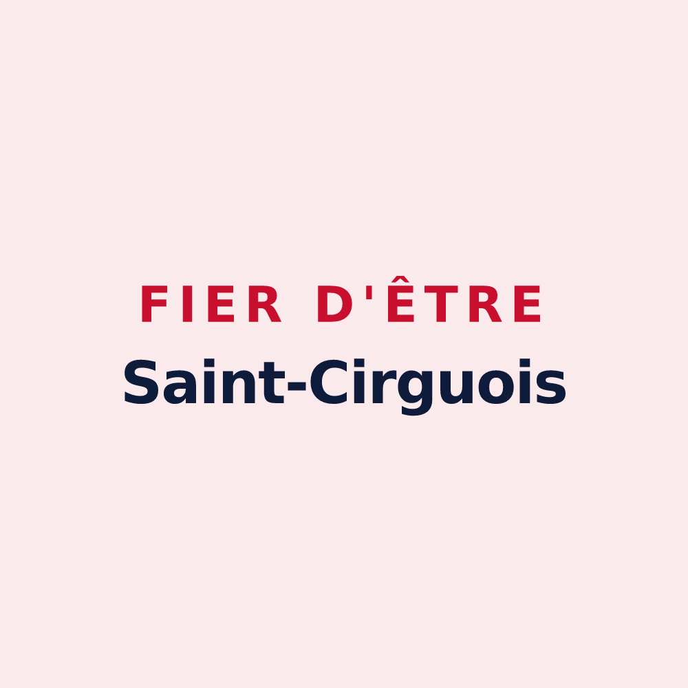 Magnet « Fier d'être Saint-Cirguois » — design pour Saint-Cirgues