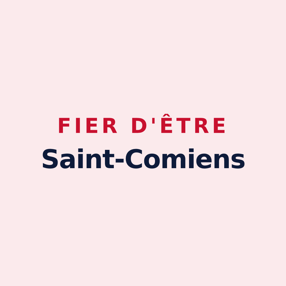 Magnet « Fier d'être Saint-Comiens » — design pour Saint-Côme-de-Fresné