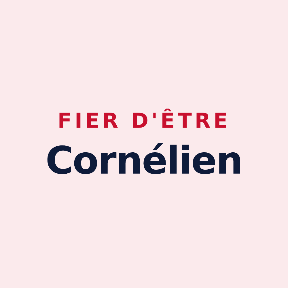 Magnet « Fier d'être Cornélien » — design pour Saint-Corneille