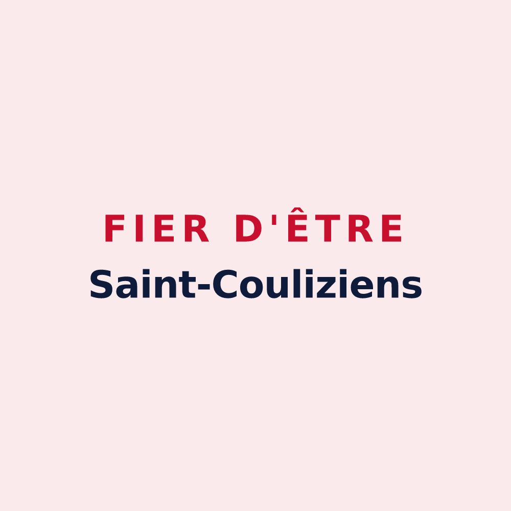 Magnet « Fier d'être Saint-Couliziens » — design pour Saint-Coulitz