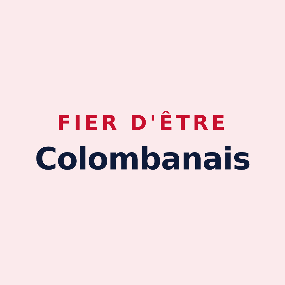 Magnet « Fier d'être Colombanais » — design pour Saint-Coulomb