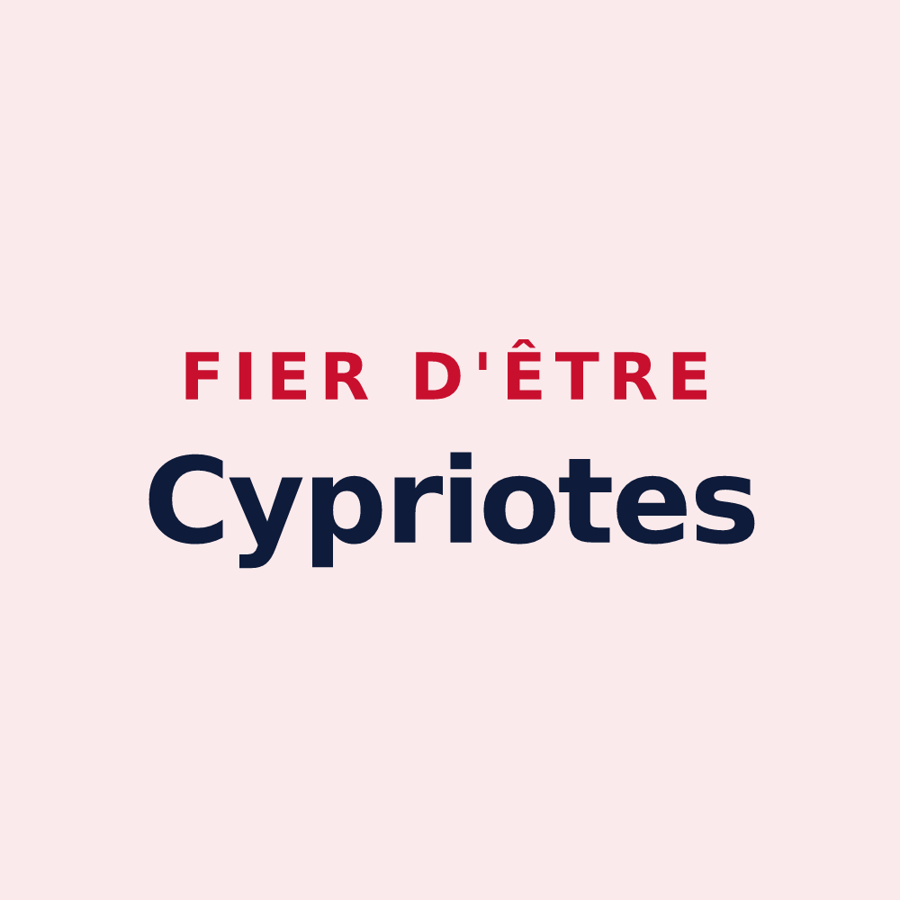 Magnet « Fier d'être Cypriotes » — design pour Saint-Cyprien