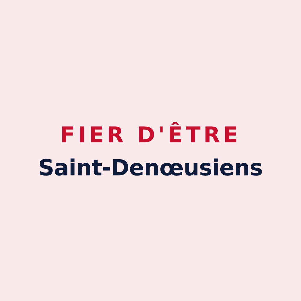 Magnet « Fier d'être Saint-Denœusiens » — design pour Saint-Denœux