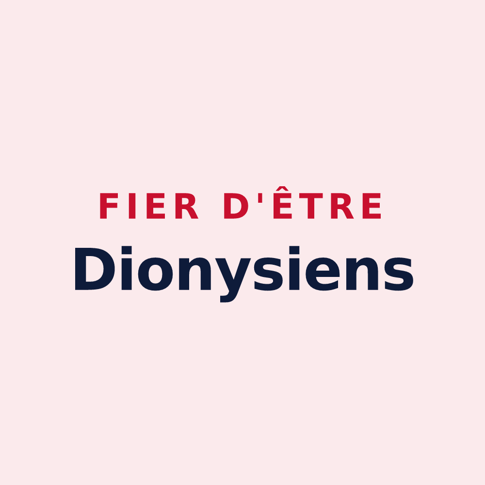 Magnet « Fier d'être Dionysiens » — design pour Saint-Denis-de-Gastines