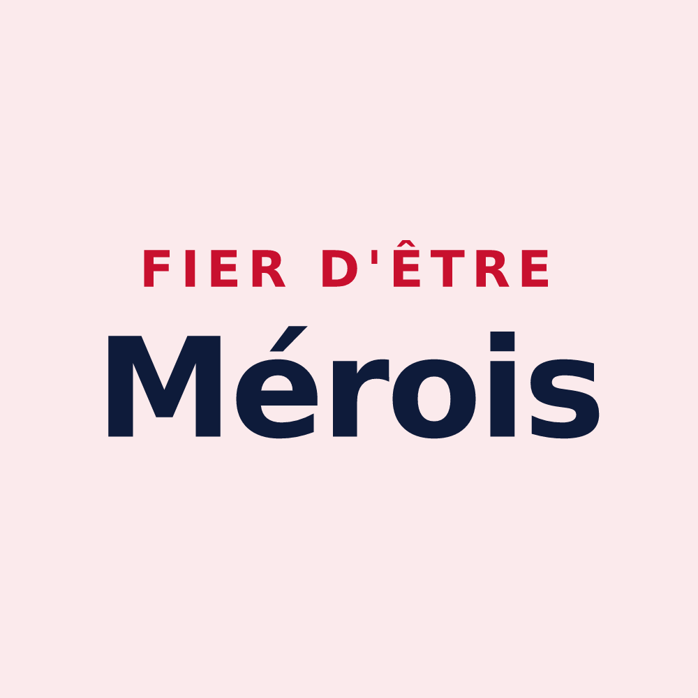 Magnet « Fier d'être Mérois » — design pour Saint-Denis-de-Méré