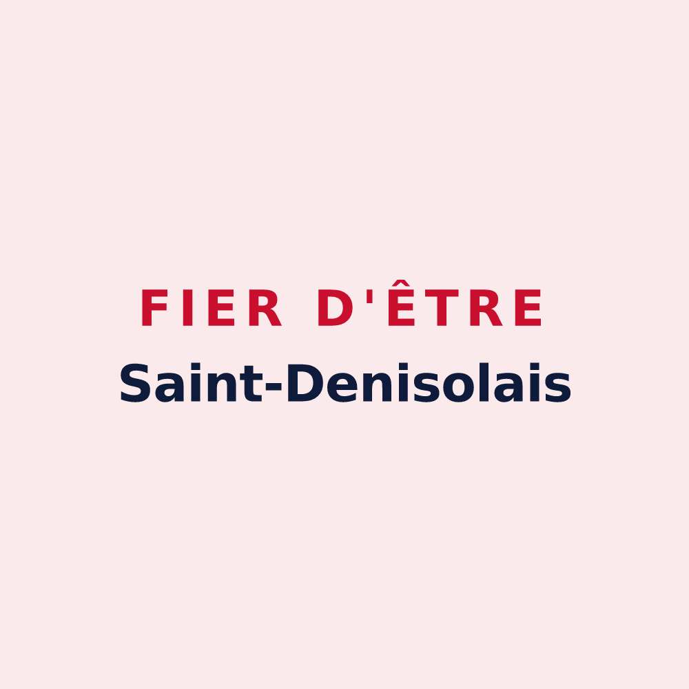 Magnet « Fier d'être Saint-Denisolais » — design pour Saint-Denis-du-Payré