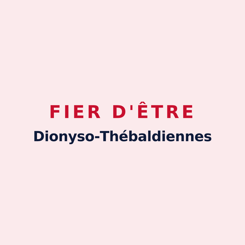 Magnet « Fier d'être Dionyso-Thébaldiennes » — design pour Saint-Denis-le-Thiboult