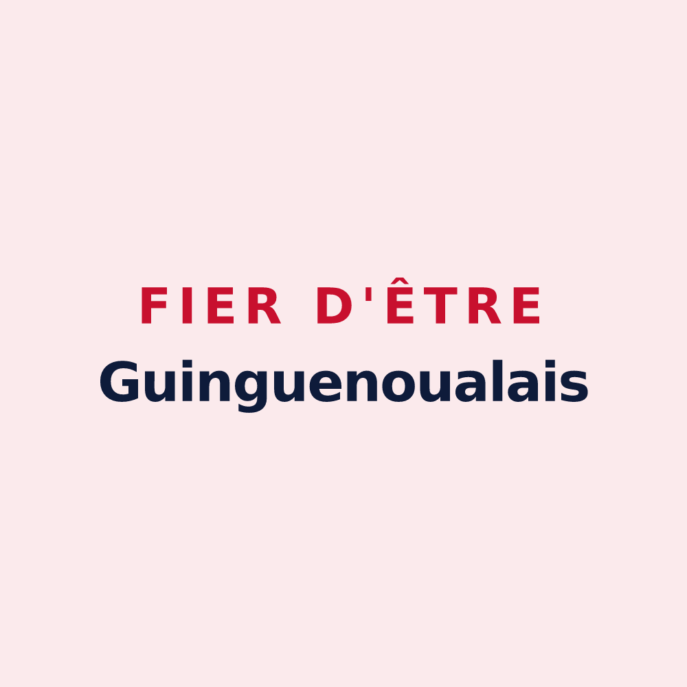 Magnet « Fier d'être Guinguenoualais » — design pour Saint-Denoual
