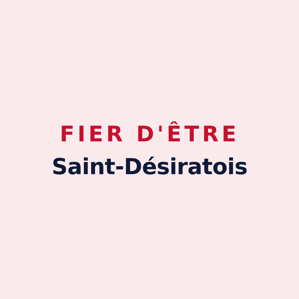 Magnet « Fier d'être Saint-Désiratois » — design pour Saint-Désirat