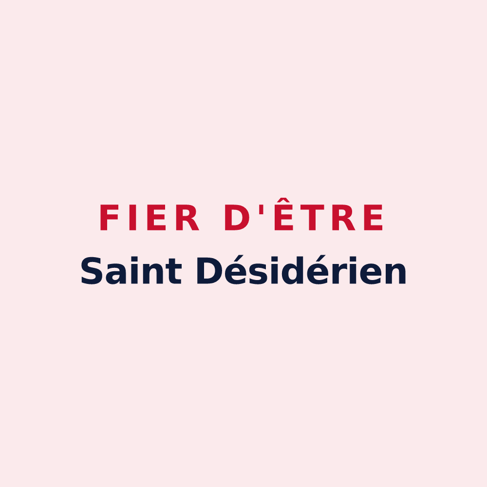 Magnet « Fier d'être Saint Désidérien » — design pour Saint-Didier-en-Brionnais
