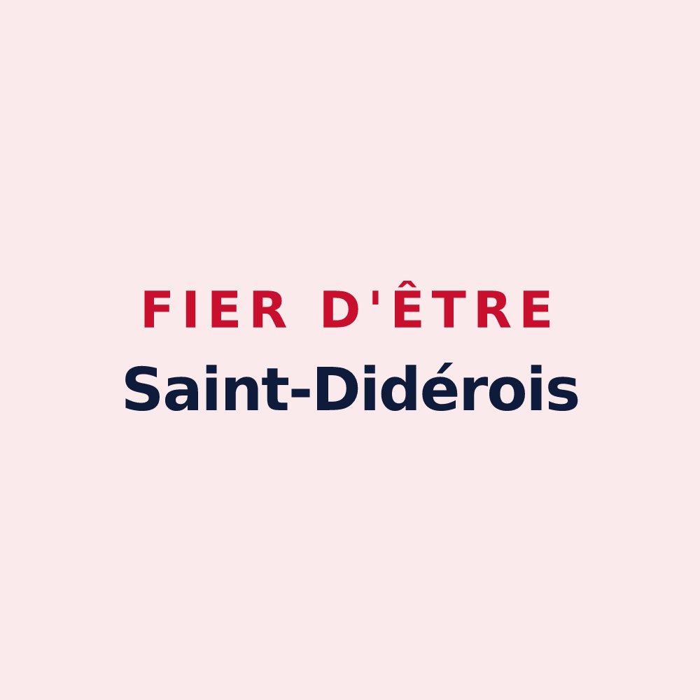 Magnet « Fier d'être Saint-Didérois » — design pour Saint-Didier-la-Forêt