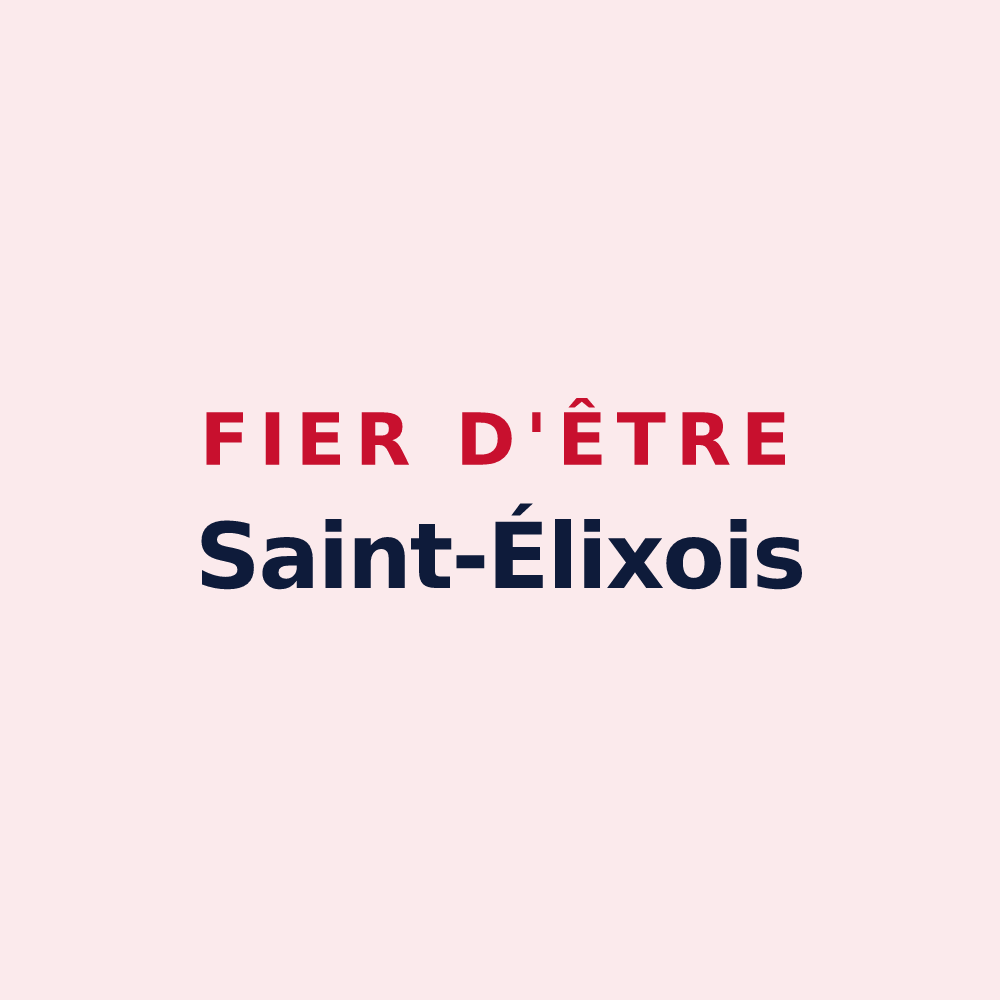 Magnet « Fier d'être Saint-Élixois » — design pour Saint-Élix-d'Astarac