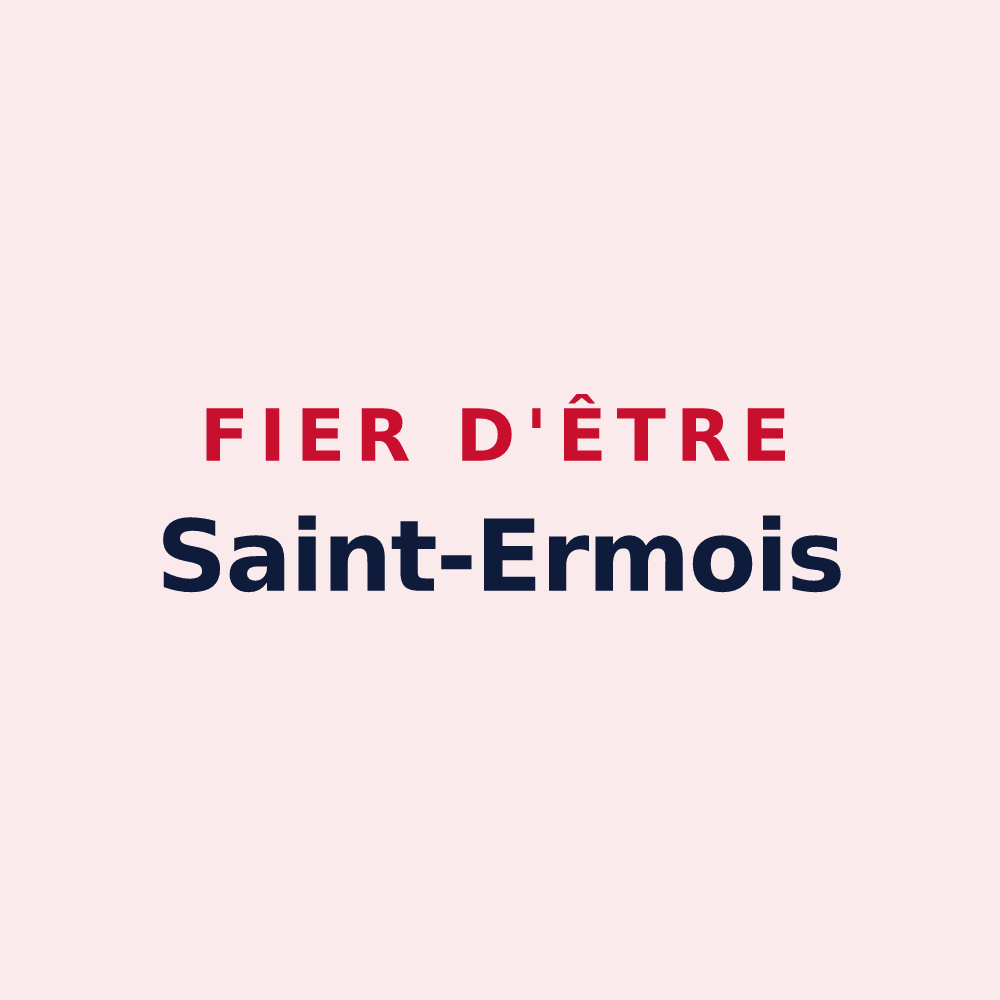 Magnet « Fier d'être Saint-Ermois » — design pour Saint-Erme-Outre-et-Ramecourt