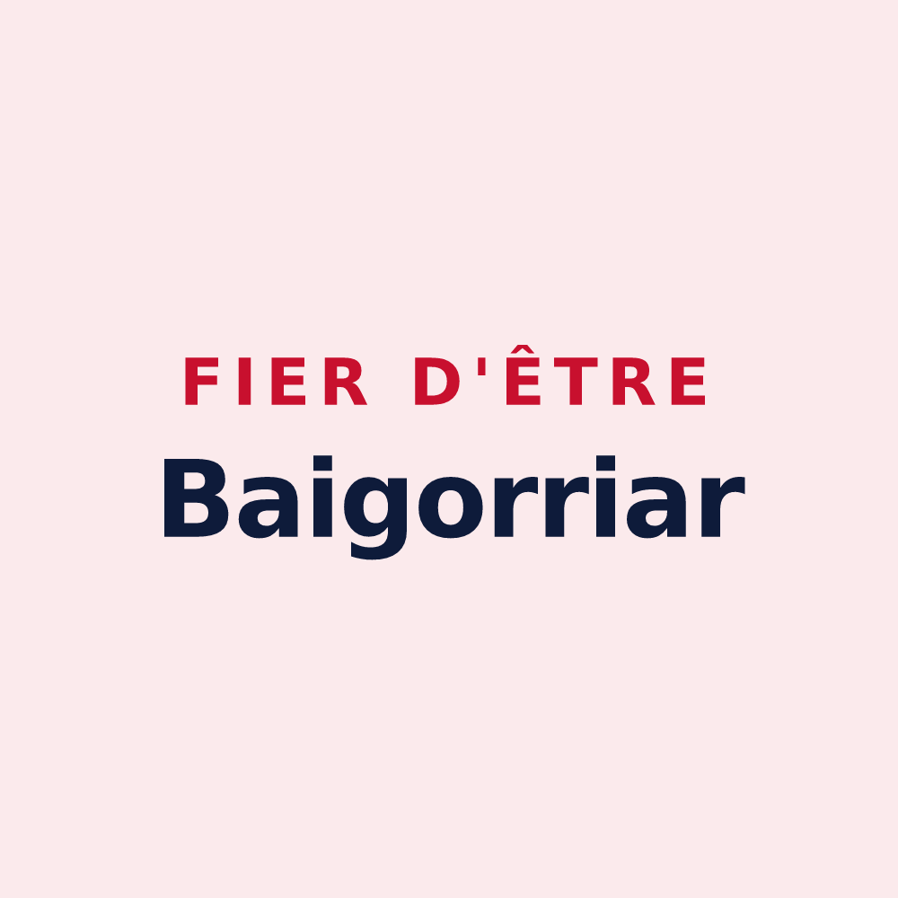 Magnet « Fier d'être Baigorriar » — design pour Saint-Étienne-de-Baïgorry