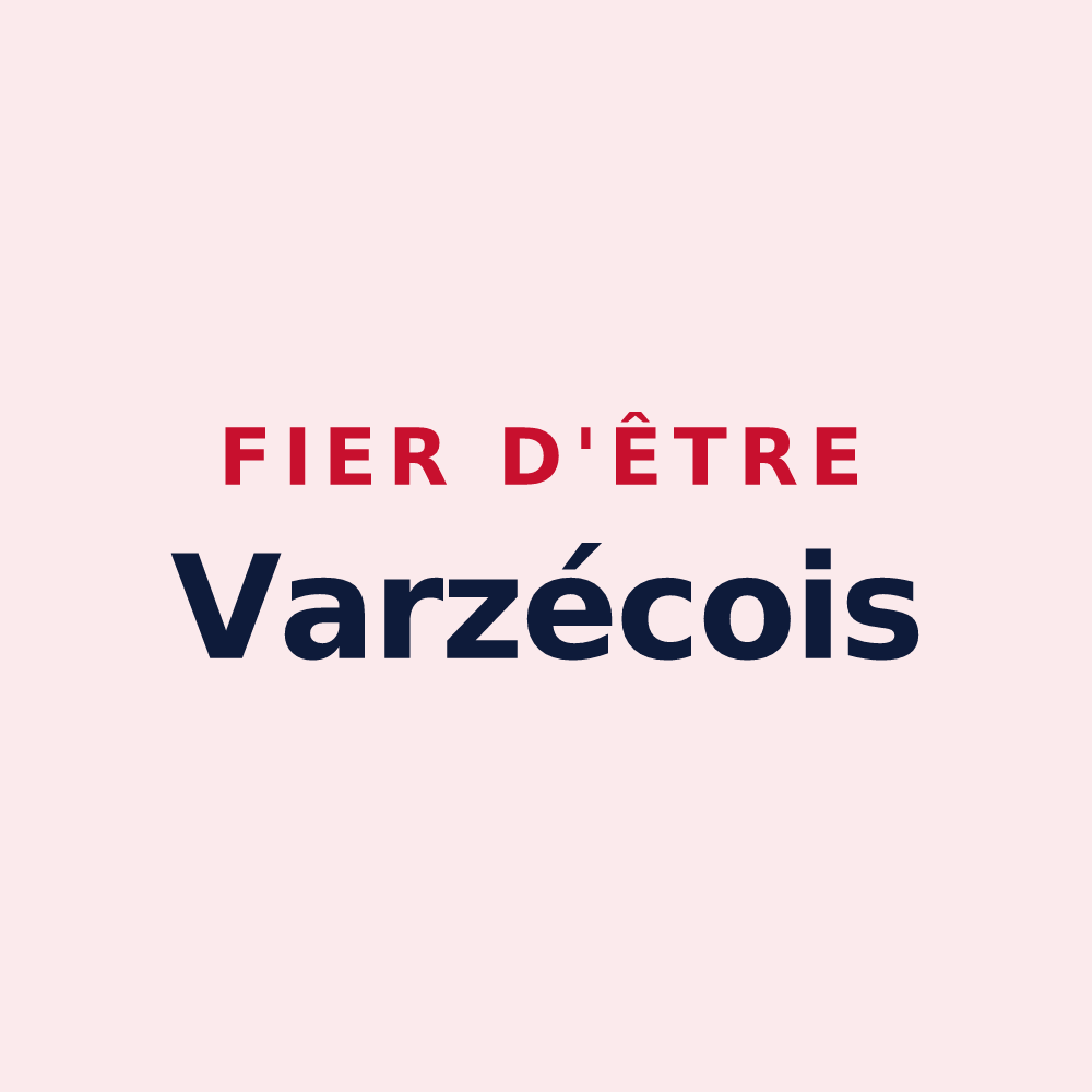 Magnet « Fier d'être Varzécois » — design pour Saint-Évarzec