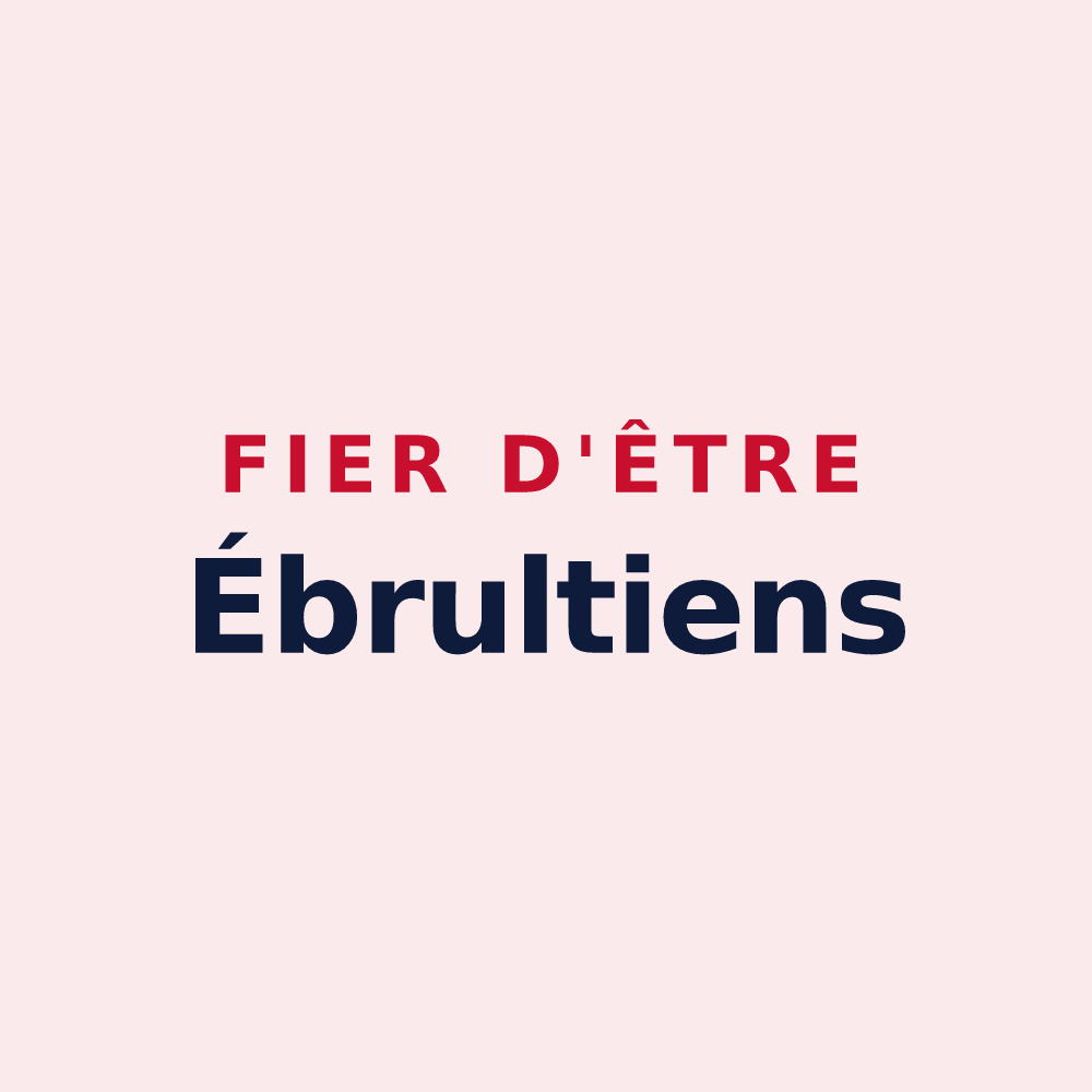 Magnet « Fier d'être Ébrultiens » — design pour Saint-Evroult-Notre-Dame-du-Bois