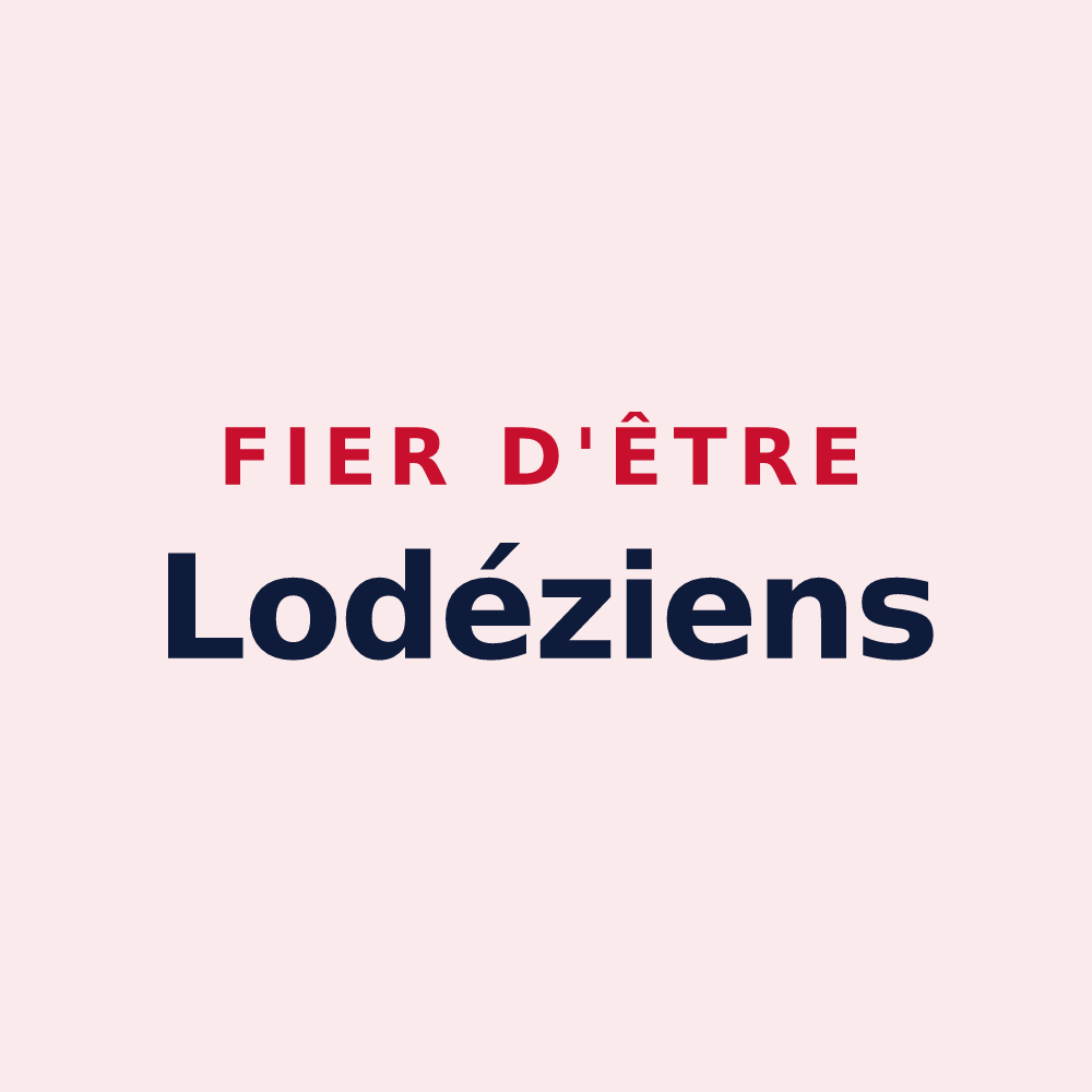 Magnet « Fier d'être Lodéziens » — design pour Saint-Félix-de-Lodez
