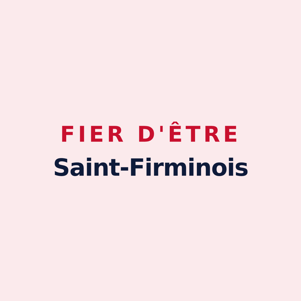 Magnet « Fier d'être Saint-Firminois » — design pour Saint-Firmin-sur-Loire