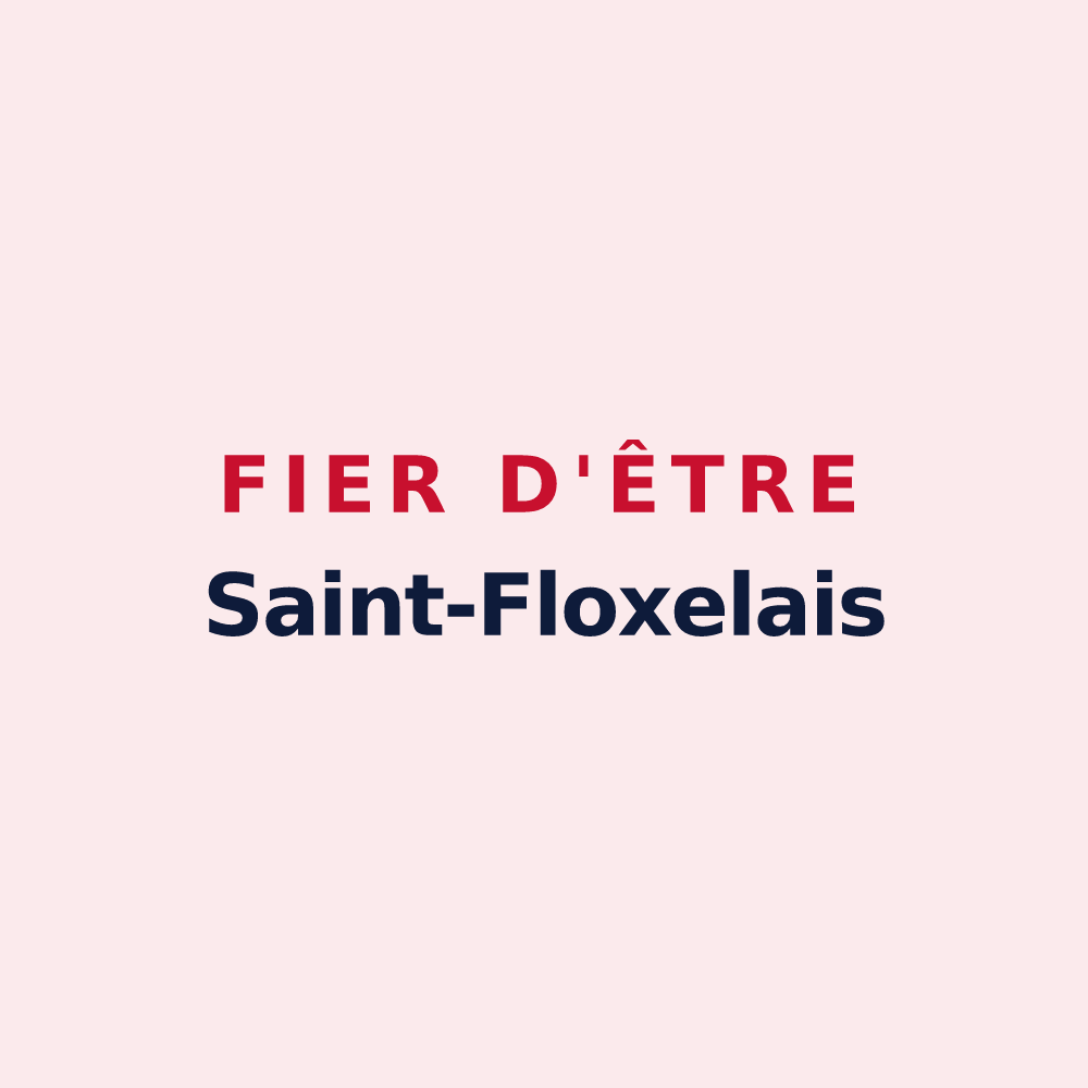 Magnet « Fier d'être Saint-Floxelais » — design pour Saint-Floxel